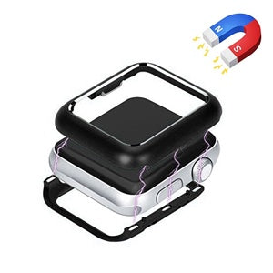 CARATULA MAGNETICA APPLE WATCH 38mm NEGRA (6697015279824)
