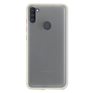 CARATULA BUMPER SAMSUNG A11 BLANCA/ROJA (6696966422736)