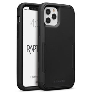 ESTUCHE RAPTURE V2 IPHONE 12/12 PRO NEGRA MATTE 83-0002001 (6697274179792)
