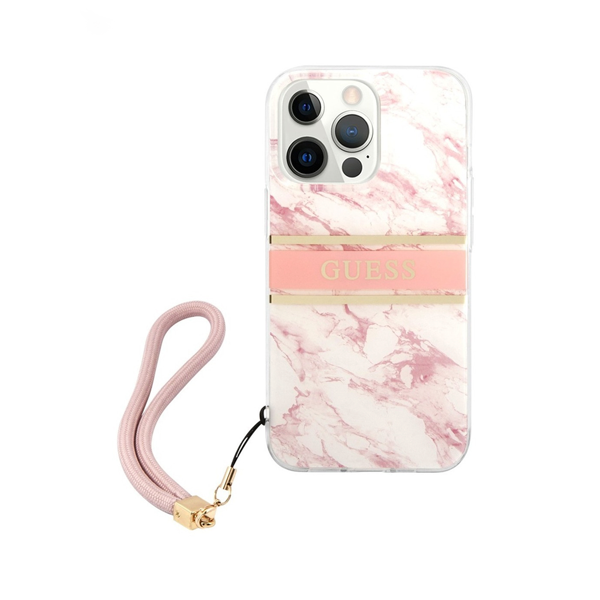 CARATULA GUESS MARBLE STRIPE IPHONE 14 PRO MAX