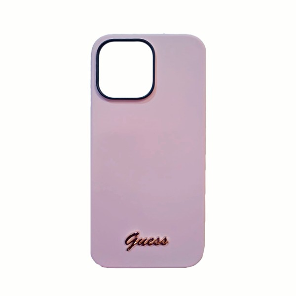 CARATULA GUESS SILICON IPHONE 14 PRO MAX ROSA