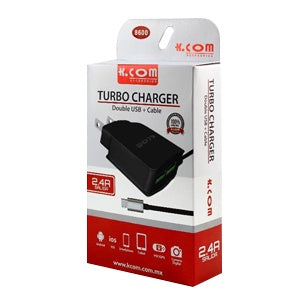 CARGADOR TURBO FAST 2.4 A TIPO C (6697013510352)
