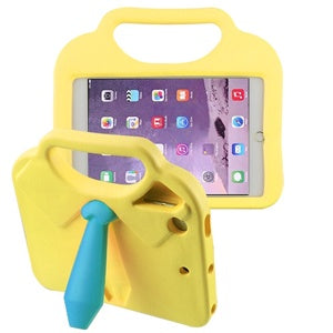 FUNDA USO RUDO IPAD MINI 1/2/3/4/5 KIDS CORBATA AMARILLA (6697013870800)