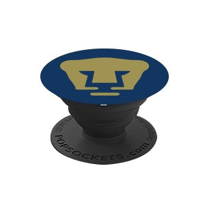 SUJETADOR POPSOCKETS LIGA MX PUMAS BASE NEGRA/ESCUDO AZUL (6696948760784)