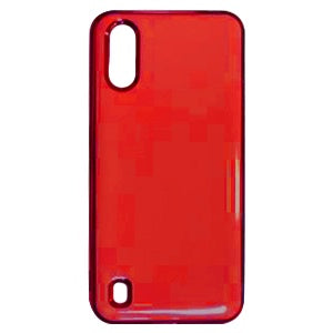 CARATULA TPU ELECTROPLATE SAMSUNG A01 ROJA (6696962752720)