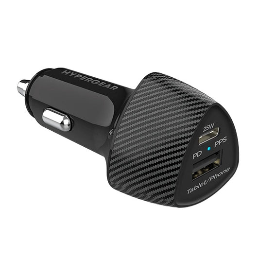 ADAPTADOR DUAL USB/USB C PARA CARRO CARGA RAPIDA HYPERGEAR