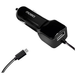 CARGADOR PARA CARRO MICRO USB 1 PUERTO NEGRO (6697188950224)