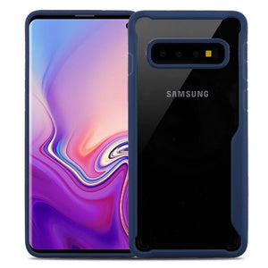 CARATULA HIBRIDA SAMSUNG GALAXY S10 TRANSPARENTE/NAVY (6696995291344)