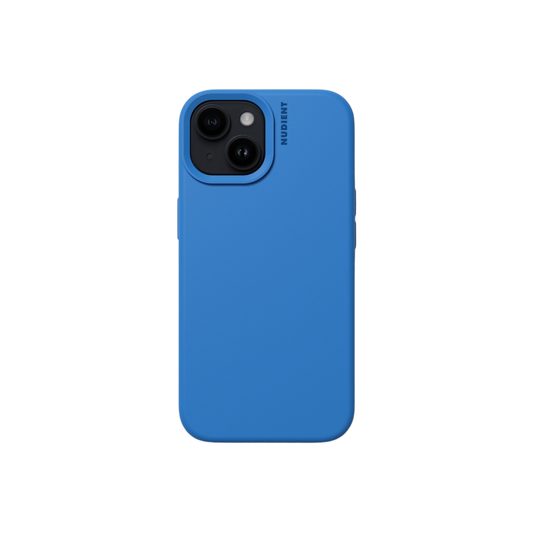CARATULA SILICON NUDIENT IPHONE 15/14/13 AZUL