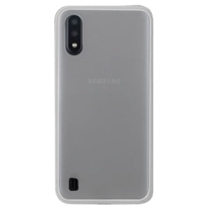 CARATULA BUMPER SAMSUNG A01 BLANCA/ROJA (6696966979792)