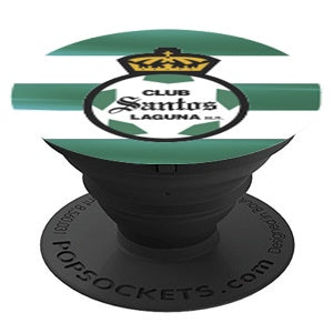 SUJETADOR POPSOCKETS LIGA MX SANTOS LAGUNA BASE NEGRA/ESCUDO (6697198584016)
