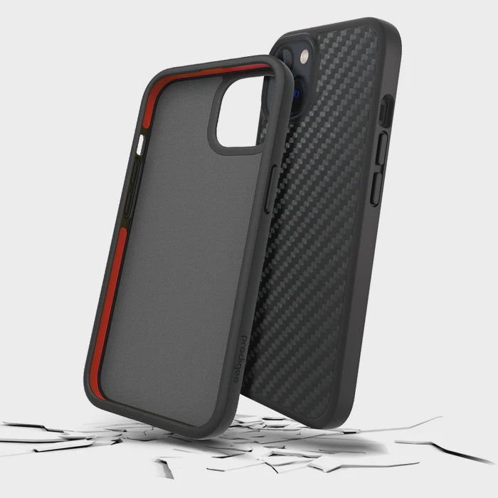 CARATULA SAFETEE CARBON IPHONE 13 PRO NEGRA PRODIGEE