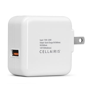 ADAPTADOR DE PARED USB CARGA RAPIDA DE 3.0 AMP CELLAIRIS 04-0150020 (6697124561104)