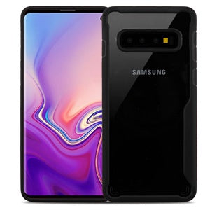 CARATULA HIBRIDA SAMSUNG GALAXY S10 TRANSPARENTE/NEGRA (6696995127504)