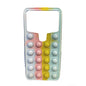 FUNDA SILICON POP IT UNIVERSAL 5.9 A 6.3 IN ROSA/AMARILLA