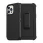 ESTUCHE TIPO DEFENDER IPHONE 13 PRO MAX/12 PRO MAX NEGRO CON CLIP