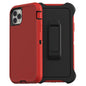 ESTUCHE TIPO DEFENDER IPHONE 13 PRO MAX/12 PRO MAX ROJO/NEGRO CON CLIP