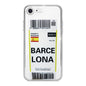 CARATULA TPU AEROPUERTO BARCELONA IPHONE 7/8/SE2/SE3 TRANSPARENTE