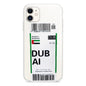 CARATULA TPU AEROPUERTO DUBAI IPHONE 13 TRANSPARENTE