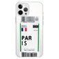 CARATULA TPU AEROPUERTO PARIS IPHONE 12 TRANSPARENTE