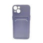 CARATULA TPU TARJETERO IPHONE 13 VIOLETA