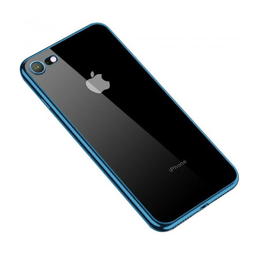CARATULA TPU PLATING IPHONE 7/8/SE2/SE3 AZUL