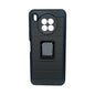 CARATULA LISA C/ANILLO HUAWEI NOVA 8i NEGRA