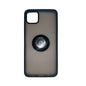 CARATULA BUMPER C/ ANILLO HUAWEI Y60 HUMO/NEGRA