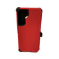 ESTUCHE TIPO DEFENDER SAMSUNG S22 ROJO CON CLIP