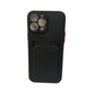 CARATULA TPU TARJETERO IPHONE 13 PRO MAX/12 PRO MAX NEGRA