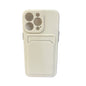 CARATULA TPU TARJETERO IPHONE 13 PRO MAX/12 PRO MAX BLANCA