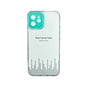 CARATULA TPU CAMCOLOR IPHONE 12 TRANSPARENTE AQUA