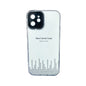 CARATULA TPU CAMCOLOR IPHONE 12 TRANSPARENTE NEGRA