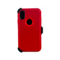 ESTUCHE TIPO DEFENDER IPHONE XR ROJA CON CLIP