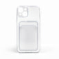 CARATULA TPU TARJETERO IPHONE 15/14 PLUS TRANSPARENTE