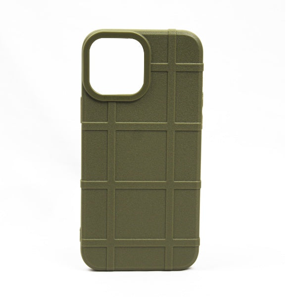 CARATULA GRID IPHONE 13 PRO MAX/12 PRO MAX VERDE MILITAR