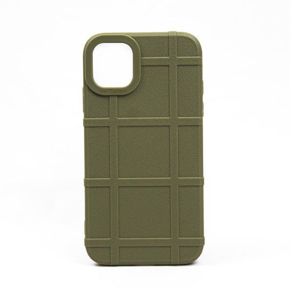 CARATULA GRID IPHONE 14/13 VERDE MILITAR