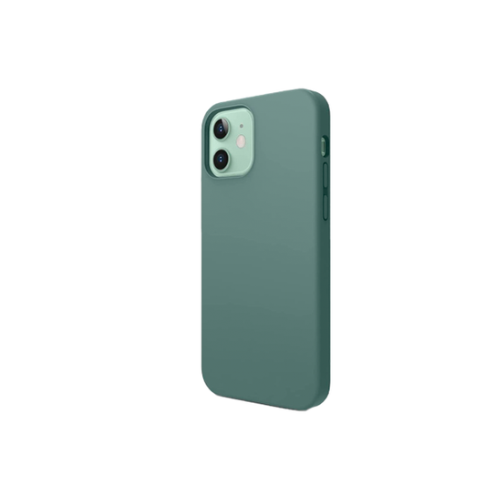 CARATULA SILICON TIPO ORIGINAL S/LOGO IPHONE 12/12 PRO VERDE OLIVO