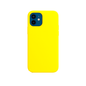 CARATULA SILICON TIPO ORIGINAL S/LOGO IPHONE 12/12 PRO AMARILLO