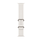 CORREA SILICON TIPO OCEAN APPLE WATCH ULTRA 45-49mm BLANCO