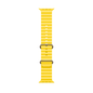 CORREA SILICON TIPO OCEAN APPLE WATCH ULTRA 45-49mm AMARILLO