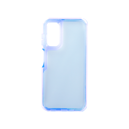 CARATULA GLOSSY SAMSUNG A14 5G AZUL/TRANSPARENTE