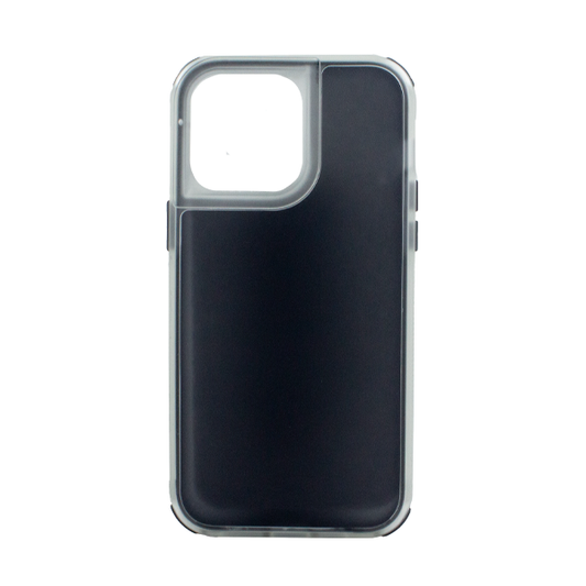CARATULA 2 EN 1 COLOR CASE IPHONE 14 PRO MAX NEGRA
