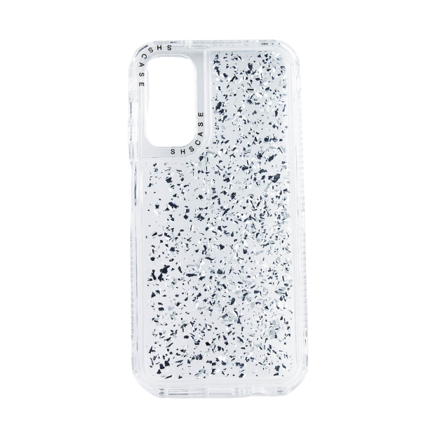 CARATULA 3 EN 1 SHINE BRILLOS SAMSUNG A14 5G TRANSPARENTE
