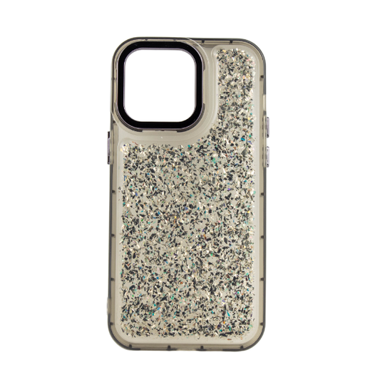 CARATULA BUBBLE BRILLOS IPHONE 15 PRO MAX HUMO
