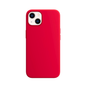 CARATULA SILICON TIPO ORIGINAL S/LOGO IPHONE 15/14/13 ROJO
