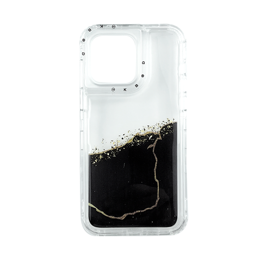 CARATULA KBOD 3 EN 1 IPHONE 14 PRO MAX ORO/NEGRA