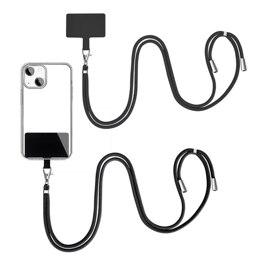 CORREA AJUSTABLE PARA CELULAR NEGRO