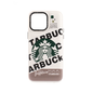 CARATULA MARCAS 3D IPHONE 14/13 STARBUCKS BLANCA