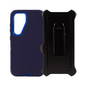 ESTUCHE TIPO DEFENDER SAMSUNG S25/S24 NAVY CON CLIP